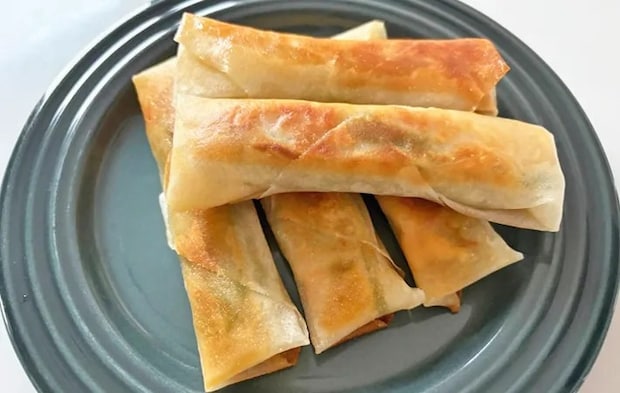 『ピーマン入り春巻き』の完成写真（撮影：エニママ）