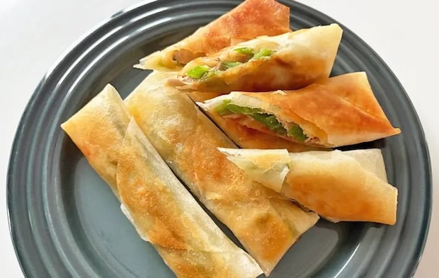 『ピーマン入り春巻き』の完成写真（撮影：エニママ）