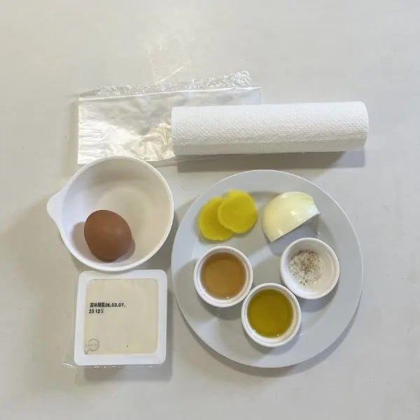 豆腐のタルタルソースの材料一式（撮影：grapeフード編集部）