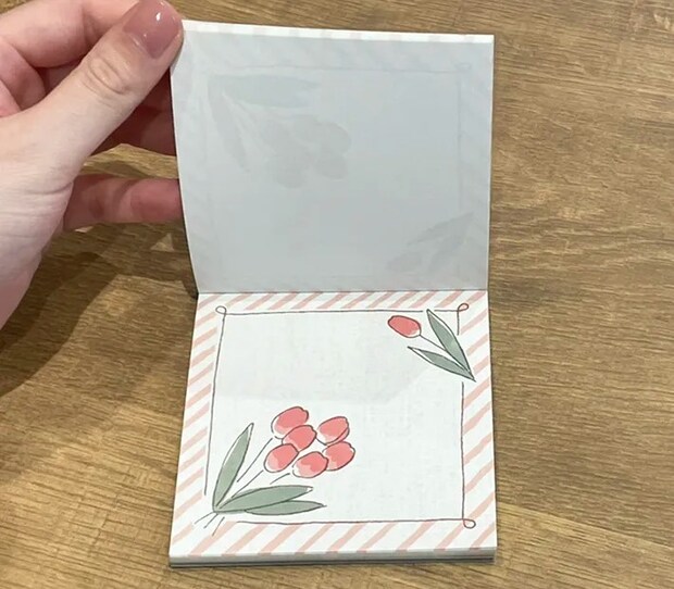 メモパッドの写真（撮影：grapeライフハック編集部）