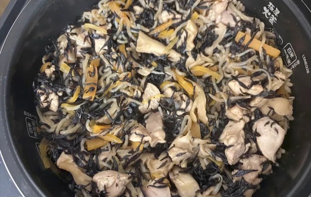 炊き上がりの写真（撮影：エニママ）