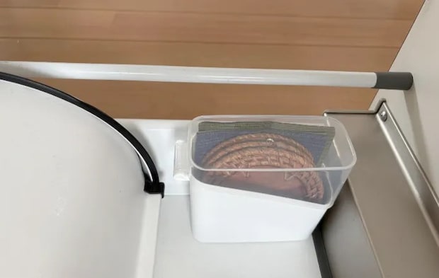 引き出しに収納した画像（撮影：エニママ）