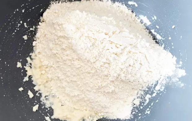 豆腐にホットケーキミックスを加えたもの（撮影：エニママ）