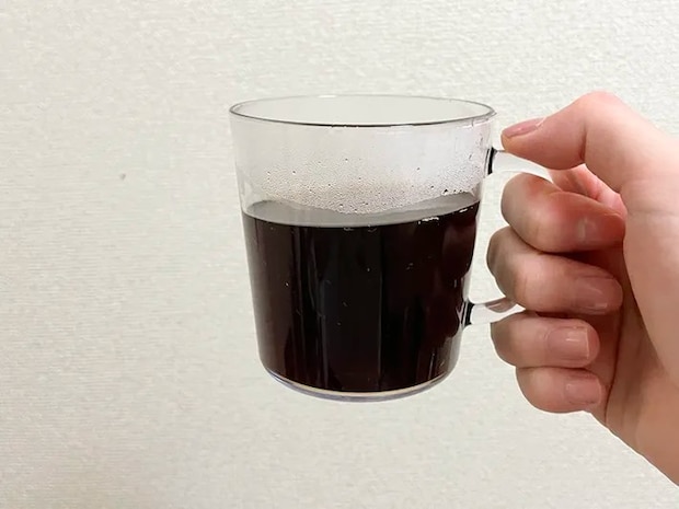 コーヒーの写真（撮影：grapeライフハック編集部）