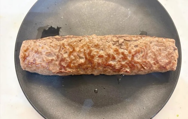 焼いた挽肉の画像（撮影：エニママ）