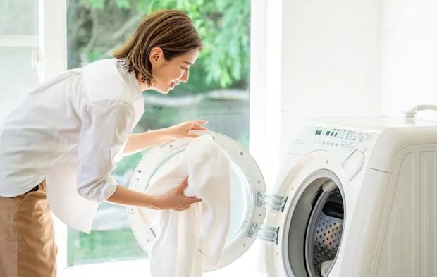 『洗濯をする女性』の写真（撮影：Heulie）