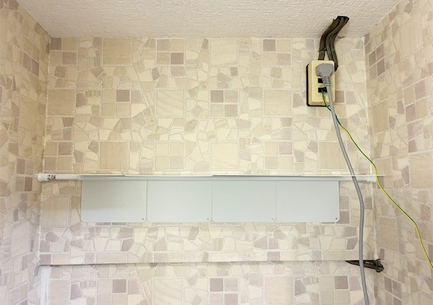 つっぱり棒の活用写真（撮影：grapeライフハック編集部）