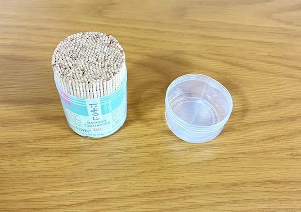 つまようじの活用写真（撮影：grapeライフハック編集部）