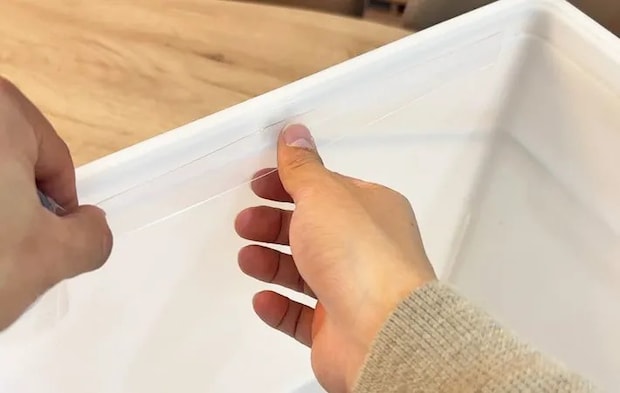 『ダイソー ゲルテープ』の使用写真（撮影：キジカク）