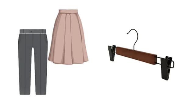 パンツ・スカート用のハンガーを選ぶポイントの画像