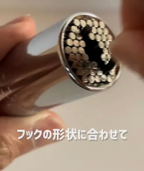 ネジにフィットする様子