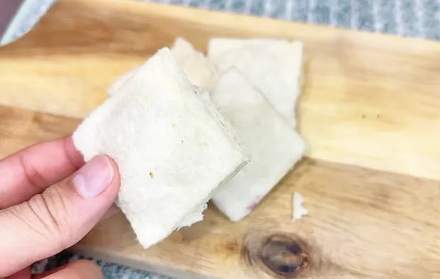 『ダイソー ワンぱくっ！サンドメーカーでミニサンド』の完成写真（撮影：キジカク）