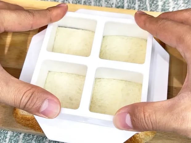 小さなサンドイッチが一気に作れた！　110円のグッズが「優秀」「弁当にピッタリ」
