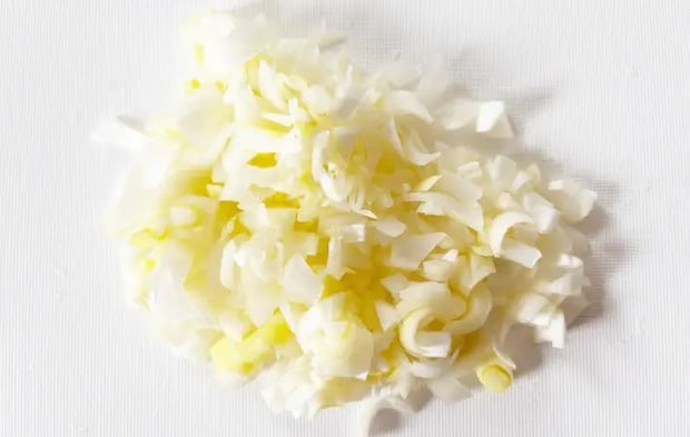 刻んだ長ネギの画像（撮影：エニママ）