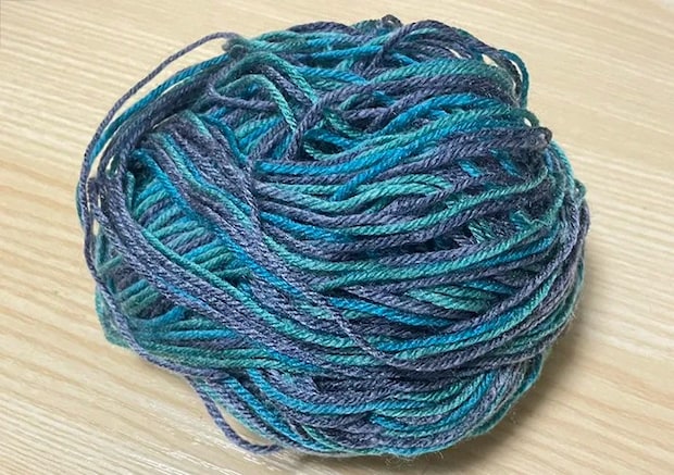 毛糸の写真（撮影：grapeライフハック編集部）