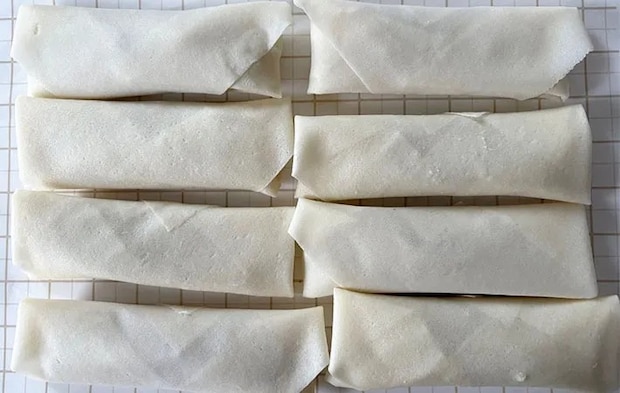 春巻きを8個作った画像（撮影：エニママ）