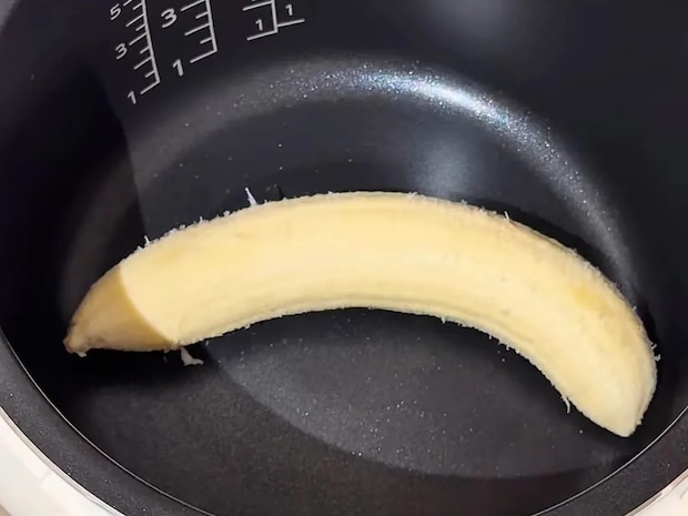 炊飯器にバナナを入れて… スイッチを押せば完成するスイーツレシピに『1万いいね』【栄養士直伝】
