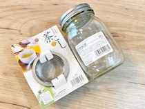 ガラス瓶と茶こしを組み合わせて…　できたグッズに「市販のよりいい」「洗いやすい」