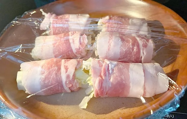 ラップをした画像（撮影：エニママ）