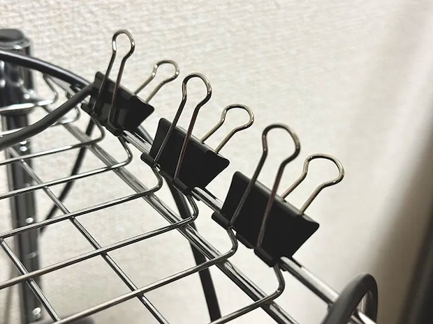 ダブルクリップの画像（撮影：grapeライフハック編集部）