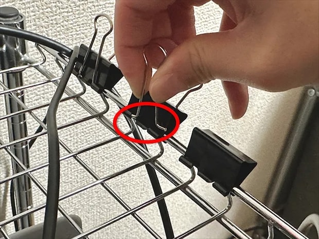 ダブルクリップの画像（撮影：grapeライフハック編集部）