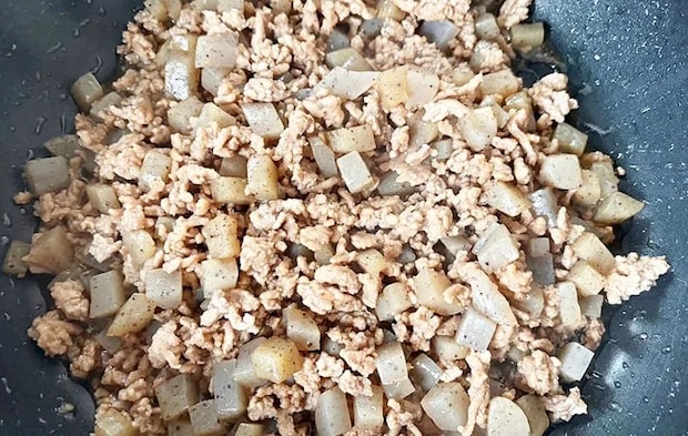 調味料の水分が飛んだ画像（撮影：エニママ）