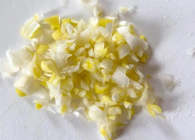 ネギを切った画像（撮影：エニママ）