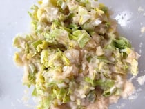 中学生息子が4枚ペロリ　お好み焼きに入れた具材に「初めて使った」「やみつきになる」