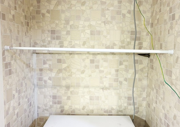 つっぱり棒の写真（撮影：grapeライフハック編集部）