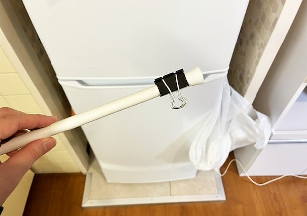 キッチンペーパーの収納方法の写真（撮影：grapeライフハック編集部）