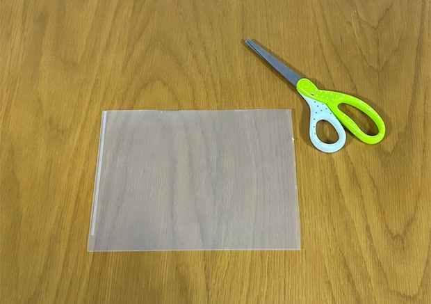 クリアファイルの活用写真（撮影：grapeライフハック編集部）