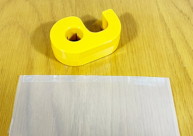 クリアファイルの活用写真（撮影：grapeライフハック編集部）