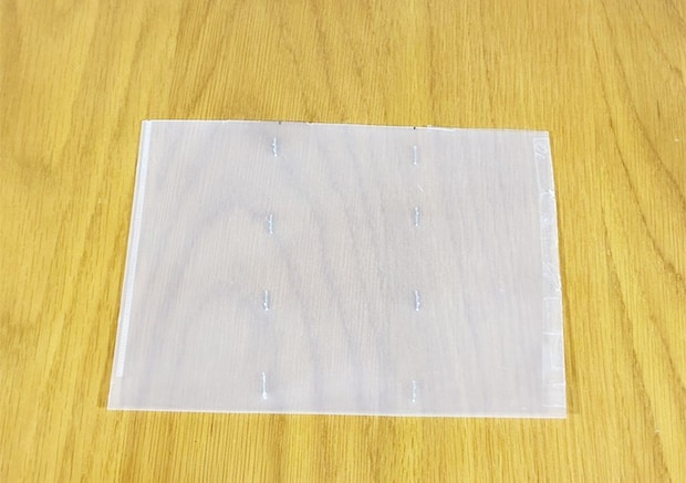 クリアファイルの活用写真（撮影：grapeライフハック編集部）