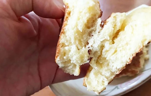 『ホケミ×豆腐で作るパン』の中身（撮影：エニママ）