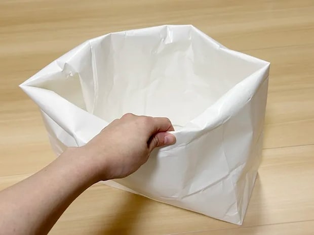 紙袋の画像（撮影：grapeライフハック編集部）