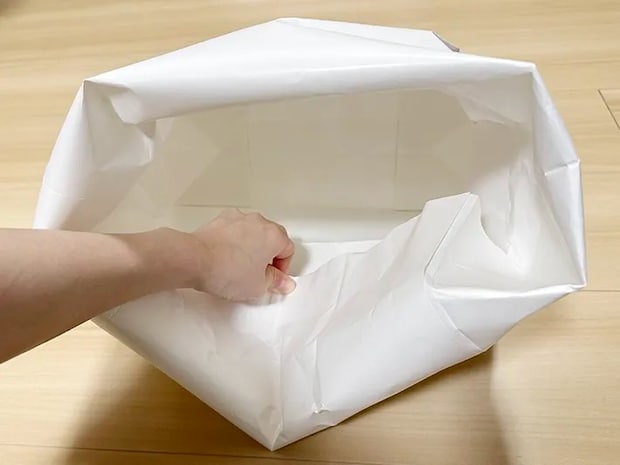 紙袋の画像（撮影：grapeライフハック編集部）