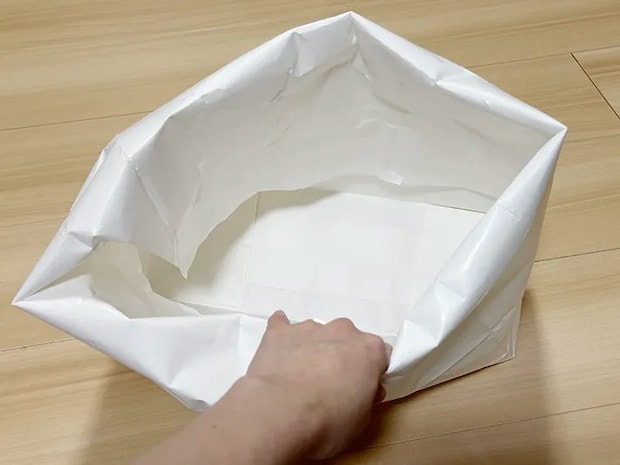 紙袋の画像（撮影：grapeライフハック編集部）