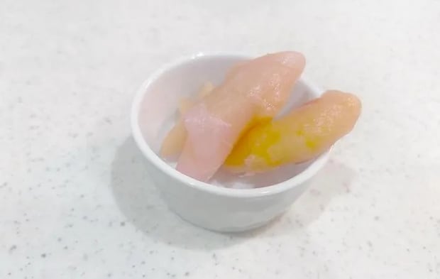 岩下の新生姜40グラム分の画像（撮影：エニママ）