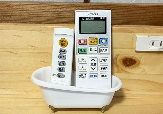 猫足バスタブの活用写真（撮影：grapeライフハック編集部）