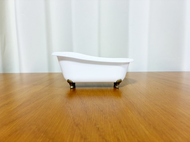 ダイソーにあった『ミニチュアバスタブ』　玄関に設置する収納ワザに「優秀すぎる」