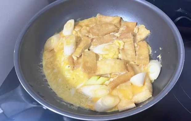 フライパンでの完成画像（撮影：エニママ）