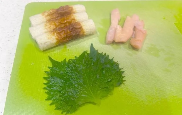 ちくわ・大葉・新生姜の画像（撮影：エニママ）