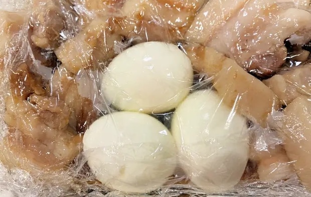 角煮の調理中画像（撮影：エニママ）
