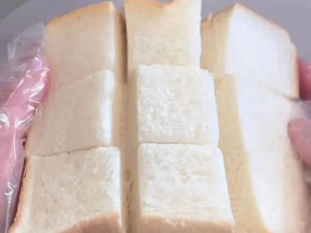 厚切りの食パン1枚を用意して！　フライパンで作る極上スイーツに「絶対おいしい」「たまらん」