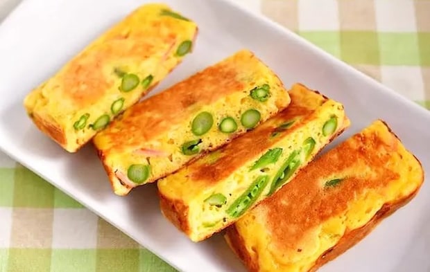 『春野菜のケークサレ』の完成写真（撮影：小泉明代）