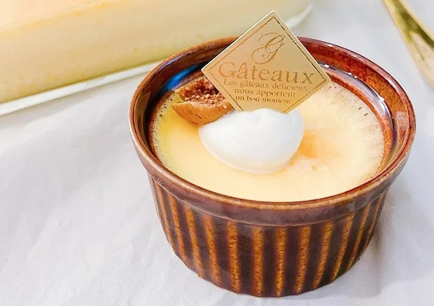 『焼き塩プリン』の写真