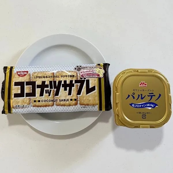 レアチーズケーキ風デザートの材料（撮影：grapeフード編集部）