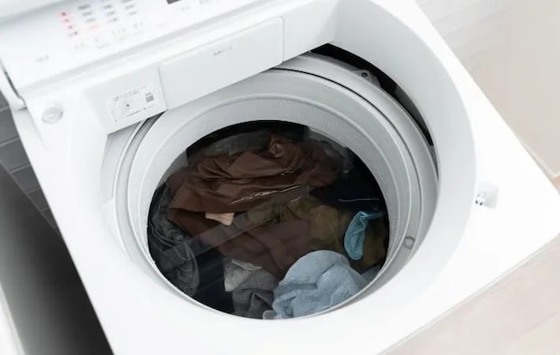 洗濯をする写真（撮影：Heulie）