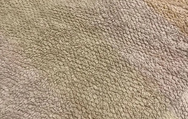 タオルの写真（撮影：Heulie）