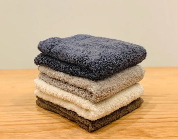 積み重ねられたタオル